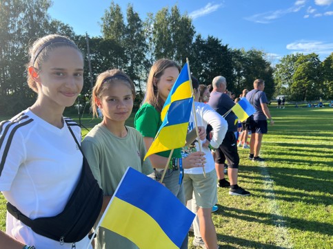 Heiagjeng under Chernomorets-kamp på Norway Cup.